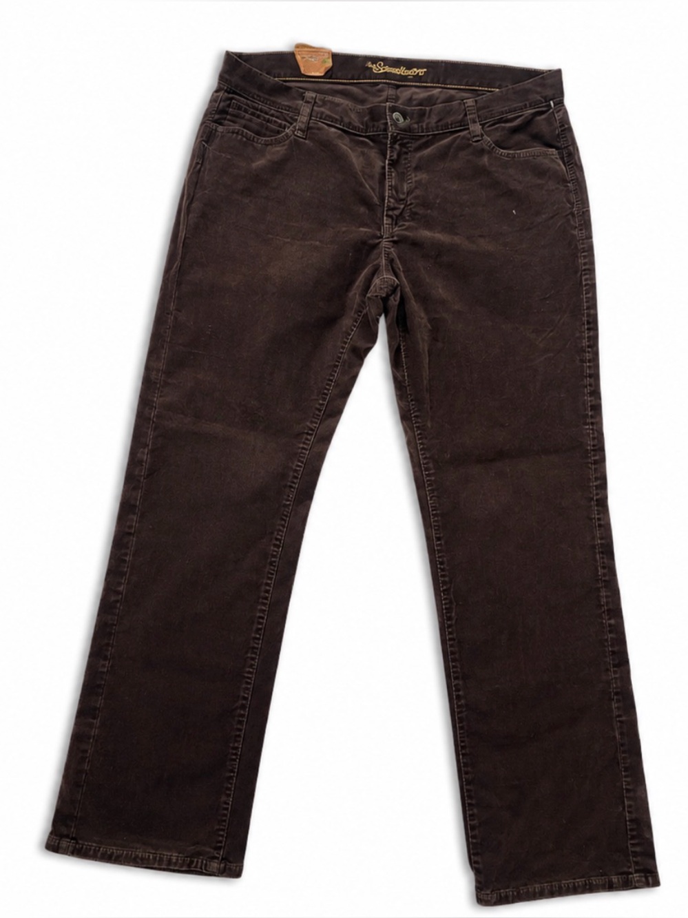 Old Navy Sweetheart Brown Corduroy Straight Leg Mid Rise Cotton Vintage Pants 14